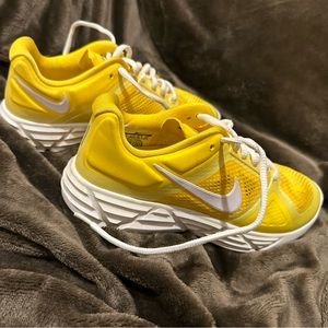 Yellow Lunarlon Nike Shoes